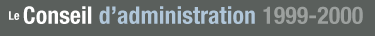 Conseil d'administration 1997-1998