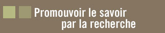 Les réalisations en recherche